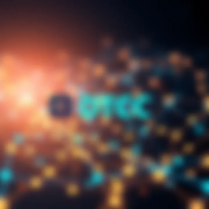 DTCC logo with multichain networks background symbolizing interoperability in finance