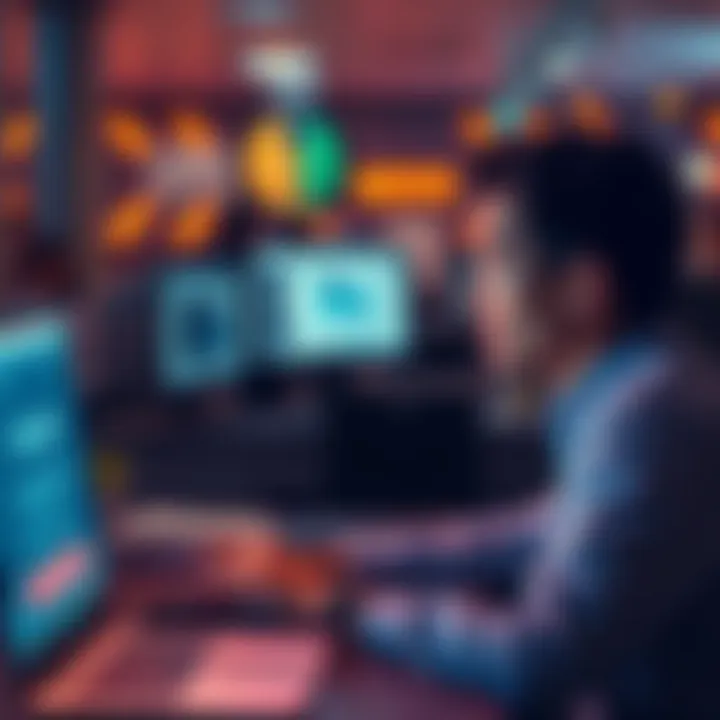 A person looking surprised at their computer screen while reviewing a duplicate item request notification