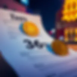 A graphic showing a tax document with cryptocurrency symbols like Bitcoin and Ethereum, indicating a 36% tax rate, representing the Dutch government's new tax policy on unrealized crypto gains.