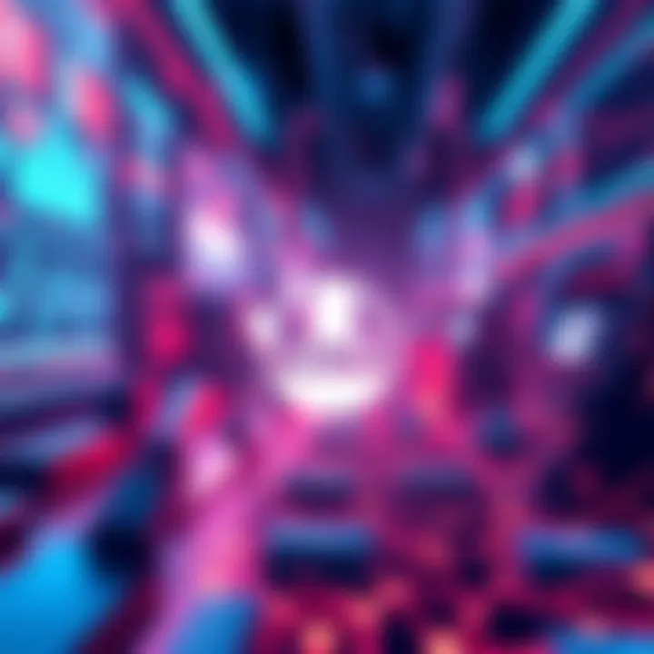 Visual representation of cryptocurrency adoption and blockchain innovation