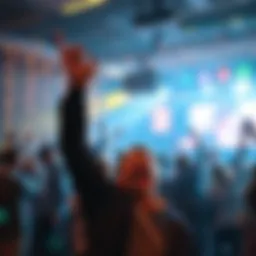 A person celebrating after earning a badge for completing a challenge