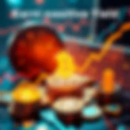 Earning Passive Yield in DeFi A visual representation of earning passive income in decentralized finance, featuring icons of cryptocurrencies and investment charts.