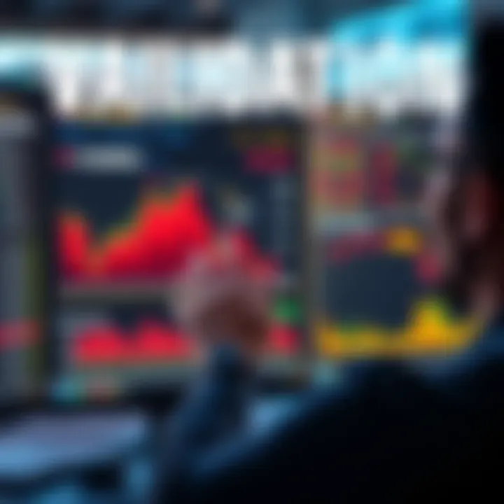 A person looking at a computer screen showing a financial dashboard with earnings information related to validations.