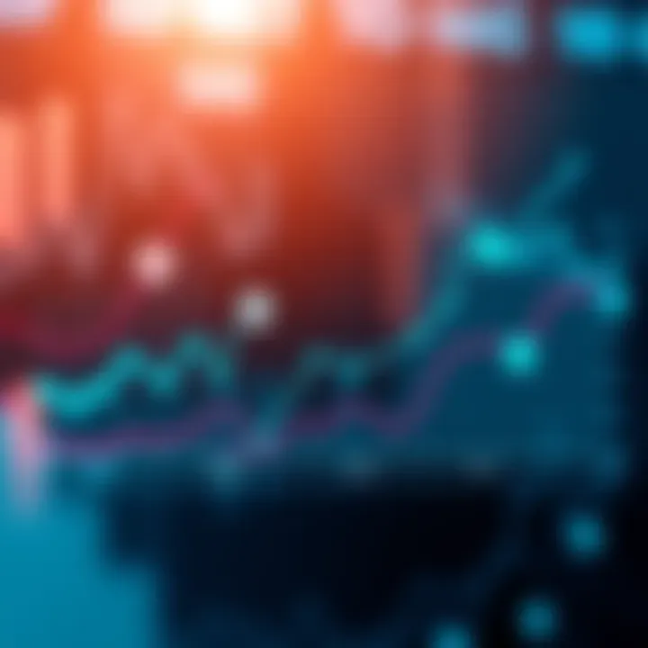 A chart depicting the current economic deficit with rising trend lines and key factors labeled