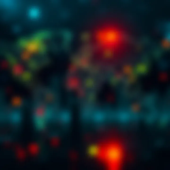 Concept of Economic Warfare A world map with financial symbols overlaying various countries, representing economic strategies and tactics in global relations.