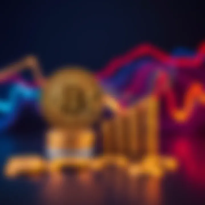 A visual representation of El Salvador's Bitcoin logo alongside a growing stack of Bitcoin coins, symbolizing the country's increase to 7,500 BTC.