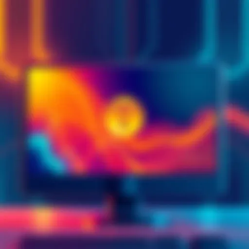A digital illustration of a computer screen displaying the Electrum wallet upgrade notification with a lock symbol, indicating importance of updating for security.