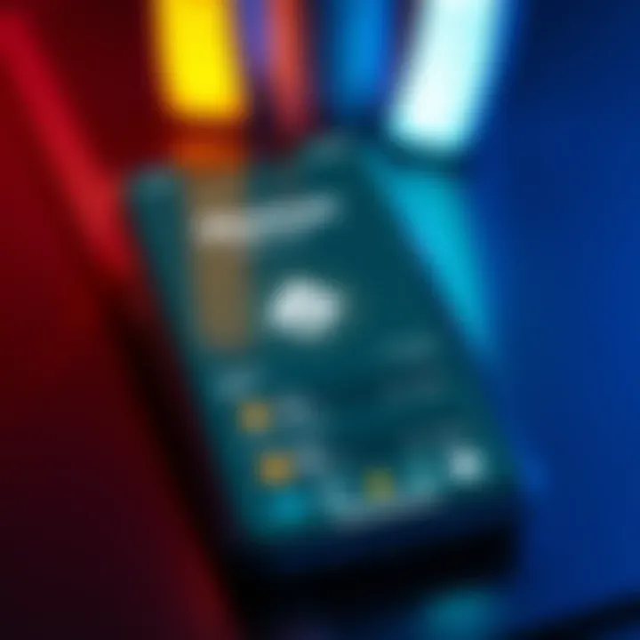 A smartphone displaying the Electrum Wallet interface with cryptocurrency balances