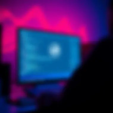 A user updating their Electrum wallet on a computer with a padlock icon representing security.