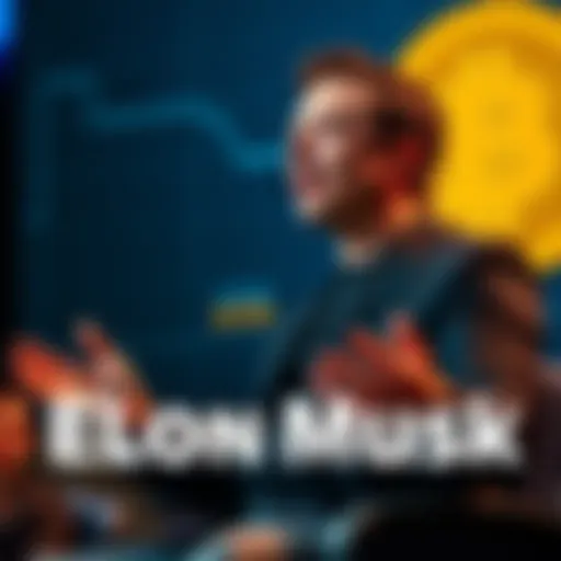 Elon Musk speaking at an event about the connection between energy and Bitcoin's Proof of Work system.
