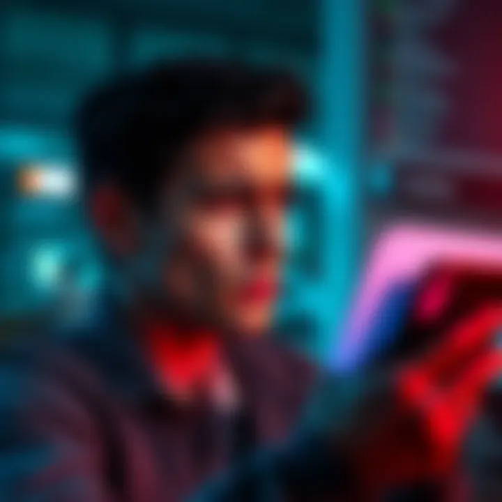A person looks worried while checking their email, questioning data retention policies of a company.