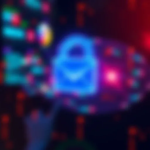 A lock symbol over an email icon, indicating a security breach related to email sign-ups.