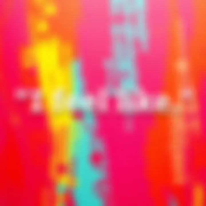 A colorful background with the phrase 'I feel like ___' prominently displayed, inviting people to express their emotions.