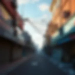 A view of deserted streets with shuttered storefronts reflecting the impact of economic collapse in 2026