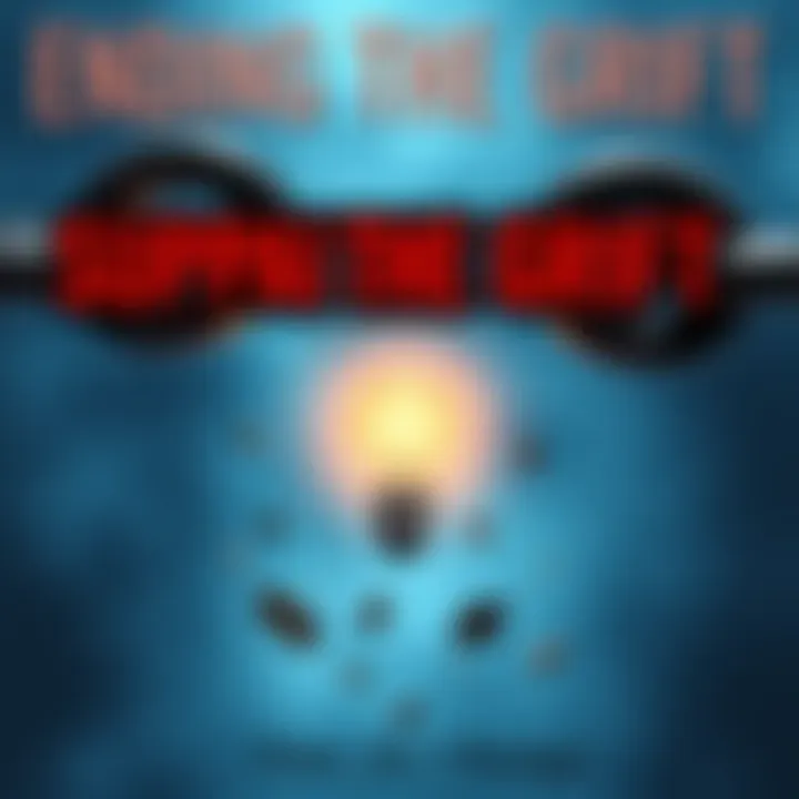 Ending the Grift Era A graphic showing a broken chain symbolizing the end of social media scams, with a light bulb representing new awareness.