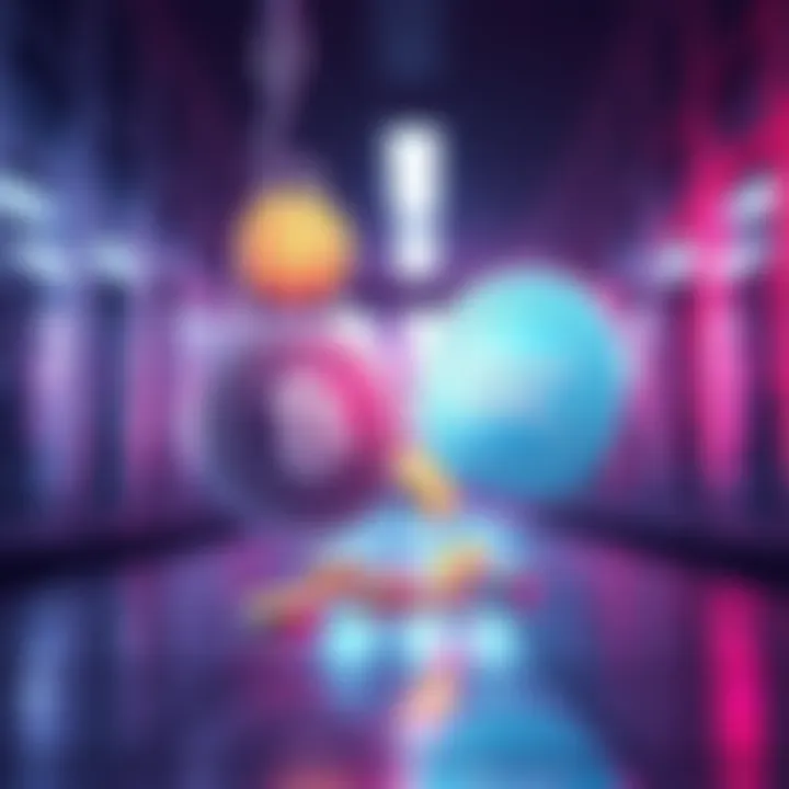 Illustration showing Erc 20 tokens being transferred to a new token with cold storage in background, symbolizing security and movement in crypto finance.