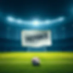 Eredivisie Match Postponement A soccer field with a postponed match notice and empty stadium seats, representing the impact of match delays on teams and players.