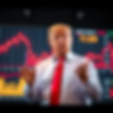 Eric Trump stands in front of a screen showing a rising crypto chart, highlighting his earnings over $1 billion.