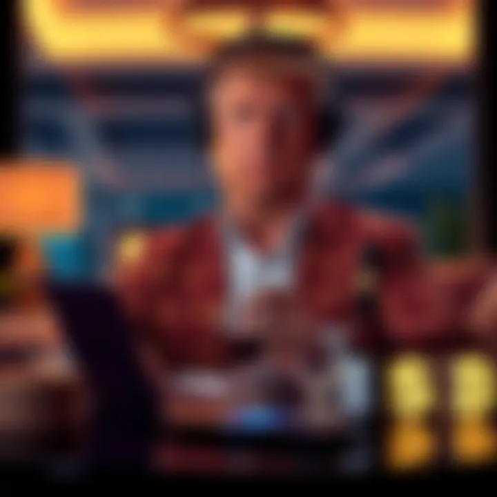 Eric Trump enjoying a lavish Sunday night, surrounded by modern decor and tech gadgets, reflecting his cryptocurrency billionaire lifestyle.