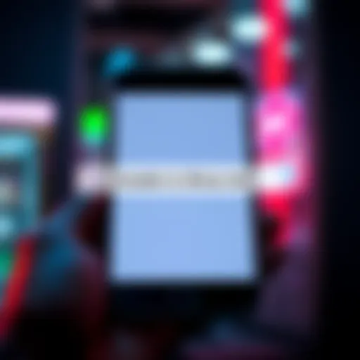 Error Message Display on Phone A smartphone shows an error message reading 'Unable to Show Ad' on its screen, illustrating an ad playback issue.