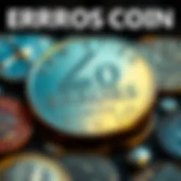A close-up view of an Errors coin, showcasing its unique design and features that differentiate it from a regular toonie.