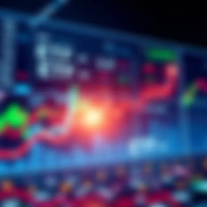 A graph showing the rising trend of ETF approvals with financial symbols and charts in the background.