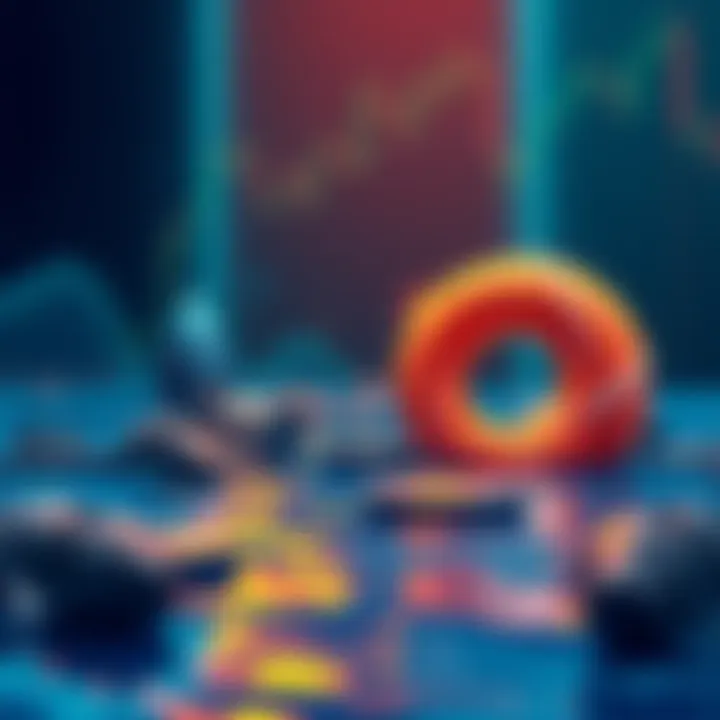 An illustration showing the liquidity pools for ETH and DONUT, highlighting recent trading activities and market trends