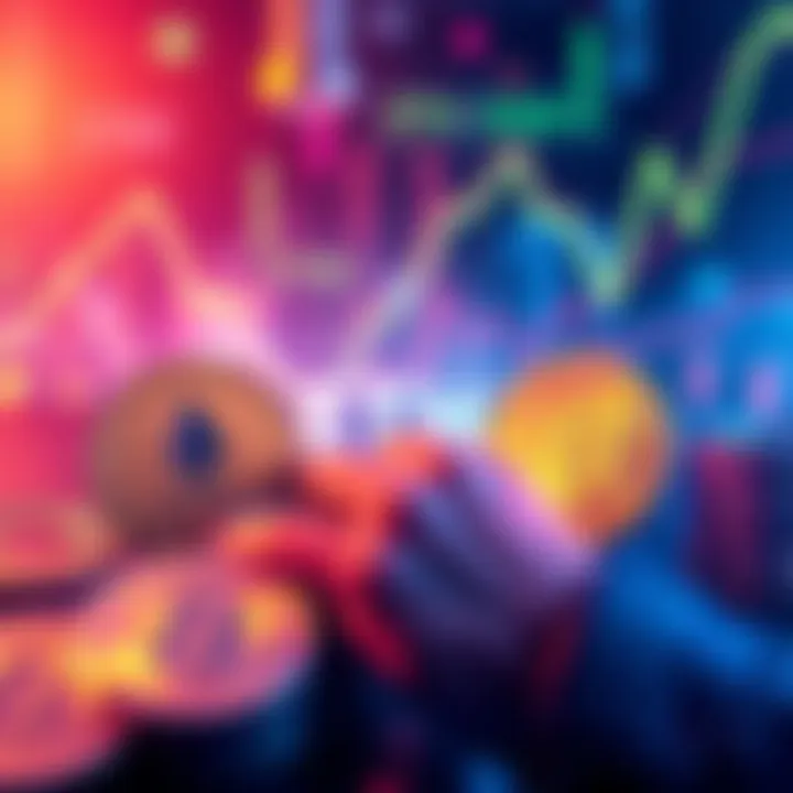 ETH to BTC Swap A visual representation of swapping ETH for BTC through alternative methods, showing coins and digital wallets in action.