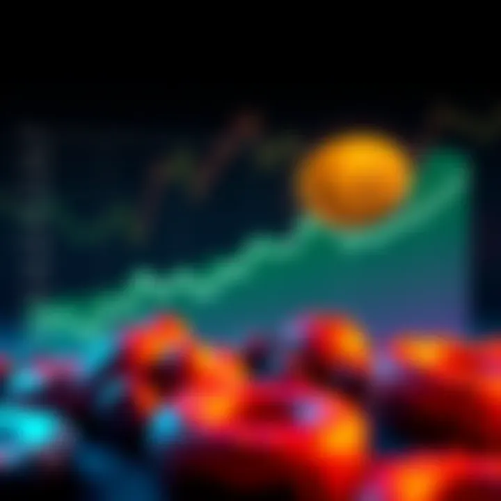 Graph showing DONUT's 310% growth surge compared to ETH over the last 90 days