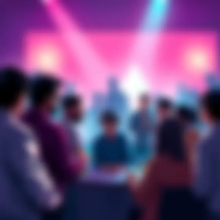 People engaging in a lively discussion about Ethereum, sharing news and insights on crypto trends