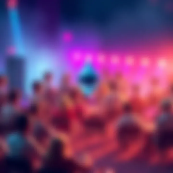 A vibrant online forum where people discuss Ethereum news, events, and price trends