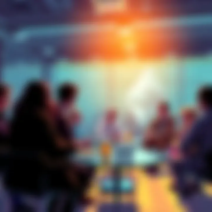 A group of people discussing Ethereum and cryptocurrency in a forum setting