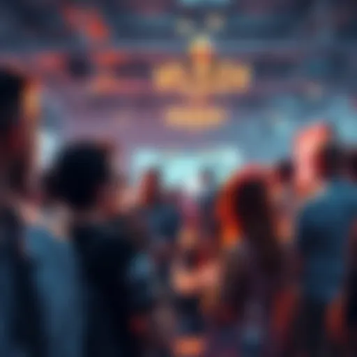 Ethereum Community Discussion People engaged in conversation about Ethereum topics in a lively forum setting