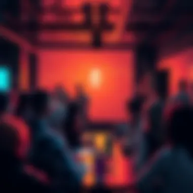 A lively online forum with people discussing Ethereum news, events, and price trends.