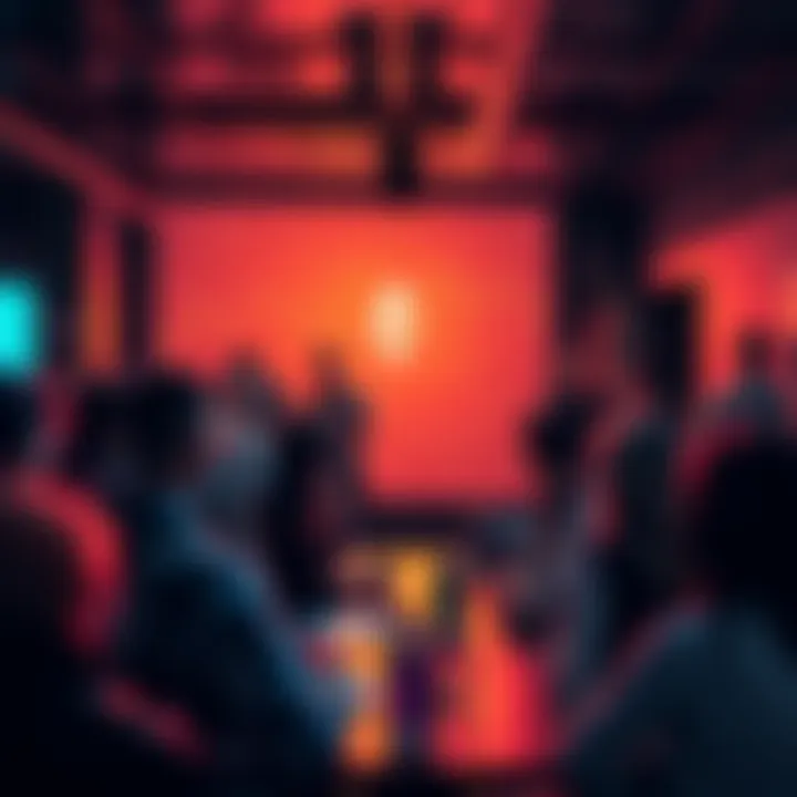 A lively online forum with people discussing Ethereum news, events, and price trends.