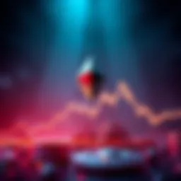 Graph showing Ethereum's downward trend with three quarters of losses