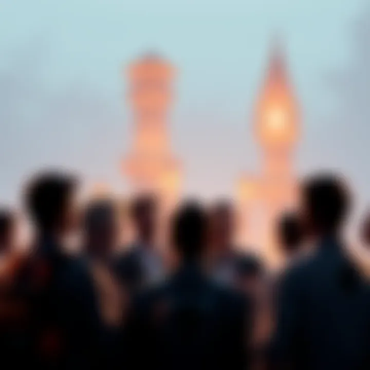 Group of people discussing Ethereum news and prices