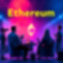 People engaging in a discussion about Ethereum, sharing insights on price trends and news.