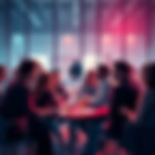 People engaging in a lively discussion about Ethereum, sharing thoughts and insights on cryptocurrency