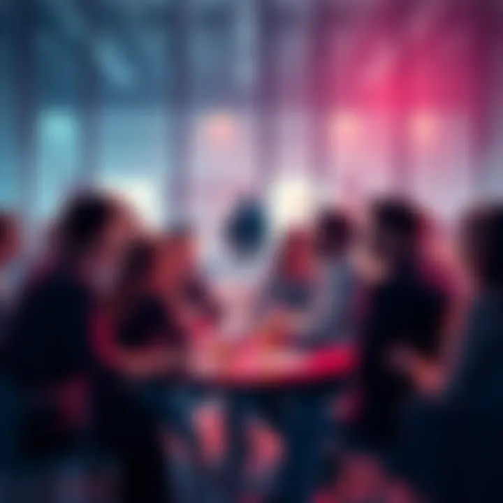 People engaging in a lively discussion about Ethereum, sharing thoughts and insights on cryptocurrency
