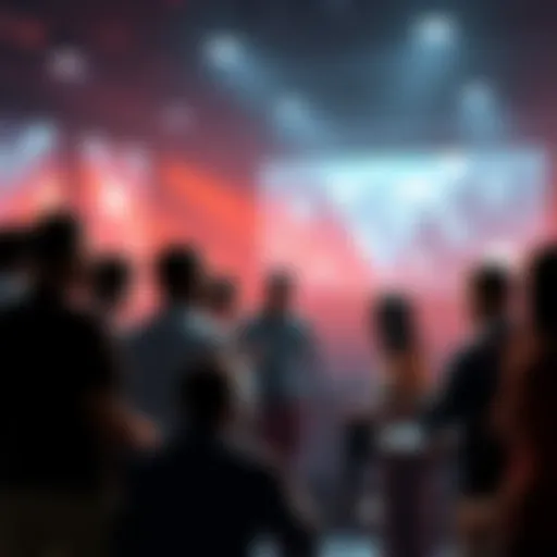 A group of people engaging in discussions about Ethereum, sharing ideas and insights