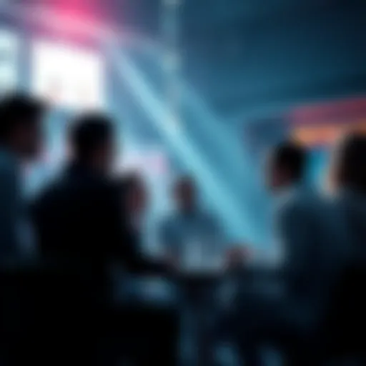 People engaging in discussions about Ethereum trends and news