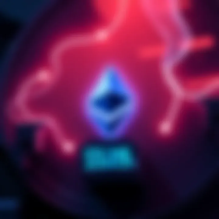 Illustration showing Ethereum logo with a gas pump symbol and a price tag of $0.09, signifying reduced transaction costs.