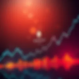 A line graph showing Ethereum price stagnation with upward trend indicators, reflecting trader accumulation.
