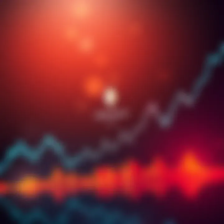 A line graph showing Ethereum price stagnation with upward trend indicators, reflecting trader accumulation.