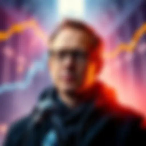 Tom Lee from Fundstrat Capital predicts a rise in Ethereum prices, symbolizing the future of digital finance and tokenization.