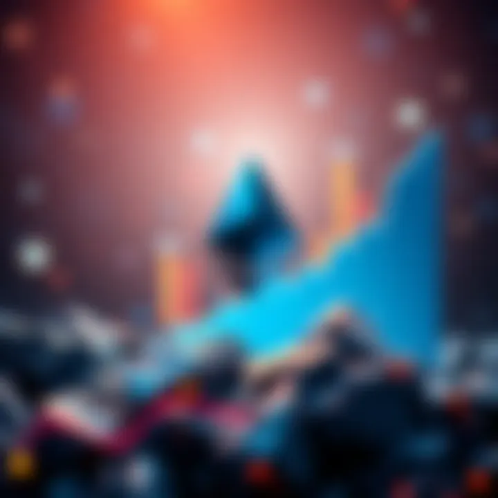 Graph showing the dramatic increase in Ethereum's price with positive market trends