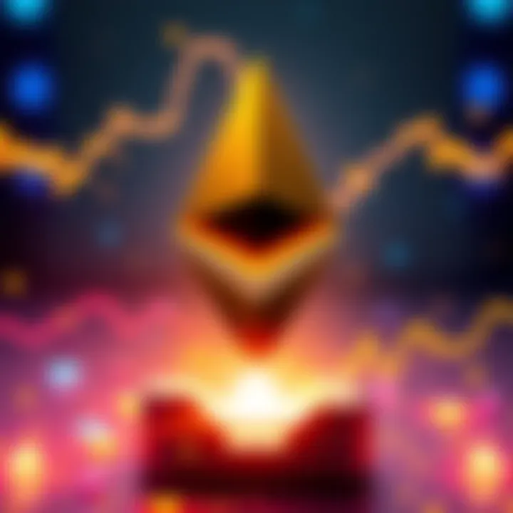 A visual representation of the Ethereum logo with the ETH ticker symbol highlighted, showing community support and discussions around its legitimacy.