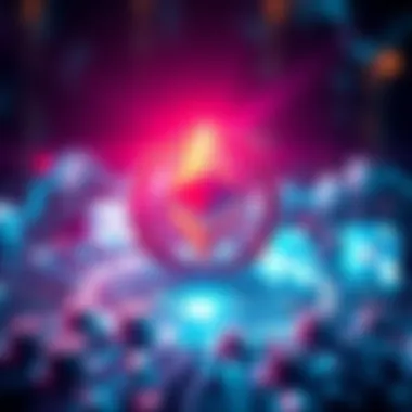 A visual representation of Ethereum's impact on AI funding, featuring a digital currency symbol and elements related to artificial intelligence