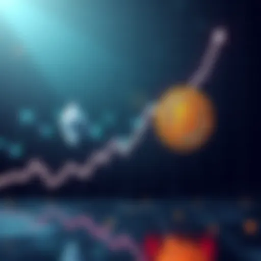 A graph showing the price trends of Ethereum and Bitcoin, with a downward trend for Ethereum and an upward trend for Bitcoin, indicating potential market shifts.